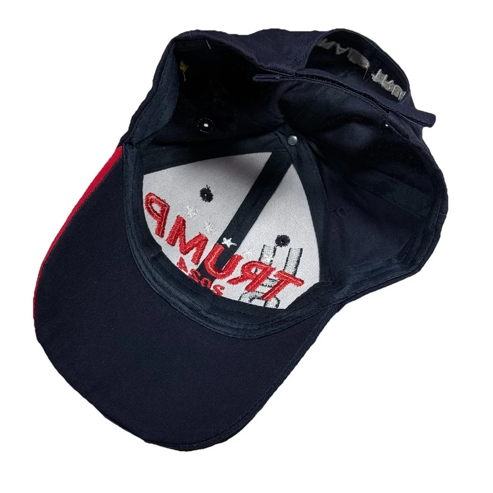 Navy Blue Trump 2024 Hat Keep America Great USA Adjustable Baseball Cap Mens